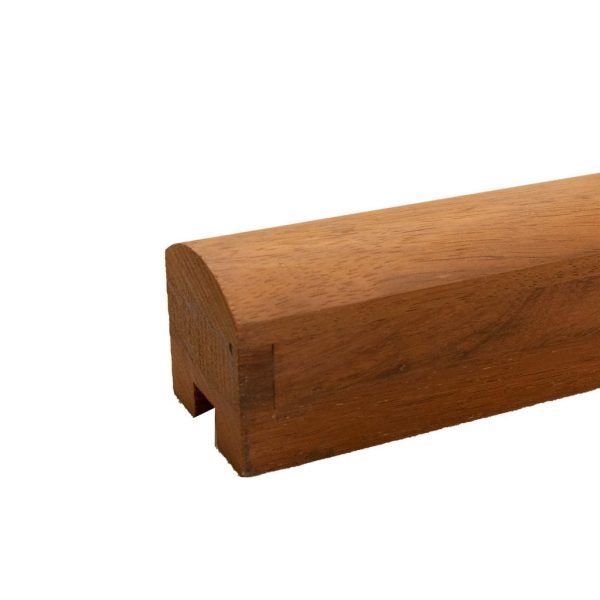 66x66 merbau prolam hardwood handrail -bread loaf