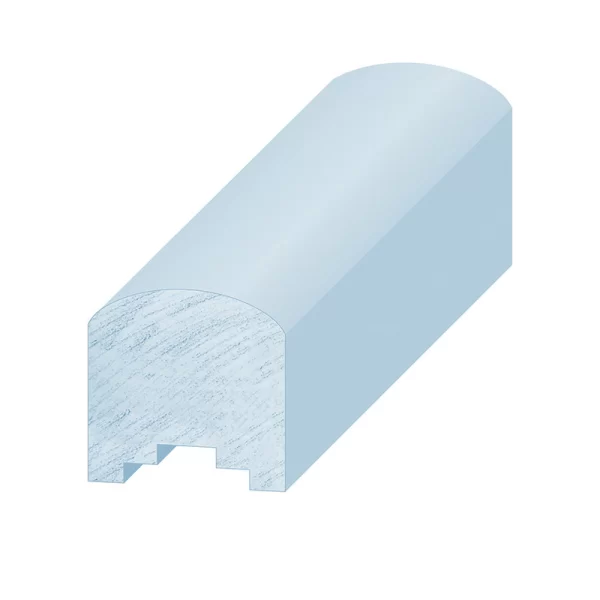Hand Rail 66x66 Design Pine Rebated Bread Loaf H3 5.4m