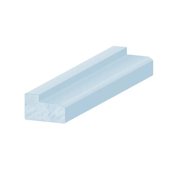 Bottom Rail 66 X 42 H3 Design Pine Primed 18mm BAL 5.4m